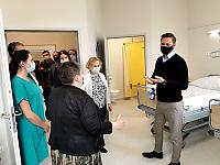 Po konferencji prasowej marszałek województwa Olgierd Geblewicz zwiedził nową medyczną przestrzeń. Po konferencji prasowej marszałek województwa Olgierd Geblewicz zwiedził nową medyczną przestrzeń.