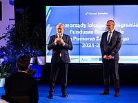 Krzysztof Lis, Przewodniczący Konwentu Starostów Województwa Zachodniopomorskiego oraz Waldemar Miśko, Przewodniczący Konwentu Wójtów, Burmistrzów i Prezydentów Województwa Zachodniopomorskiego.