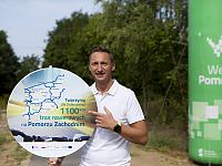 Budowa sieci tras rowerowych Pomorza Zachodniego - Trasa Zielonego Pogranicza odc. Gryfino - Trzcińsko Zdrój