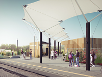 Nowoczesne centrum przesiadkowe w Mielnie zapewni obsługę w zakresie zbiorowej komunikacji kolejowej, autobusowej oraz rowerowej - fot. Urząd Miejski w Mielnie. Nowoczesne centrum przesiadkowe w Mielnie zapewni obsługę w zakresie zbiorowej komunikacji kolejowej, autobusowej oraz rowerowej - fot. Urząd Miejski w Mielnie.