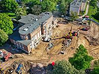 Postępują prace ziemne na budowie Teatru Polskiego Postępują prace ziemne na budowie Teatru Polskiego