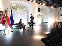 Podczas Dialogu Obywatelskiego przemawiał marszałek Olgierd Geblewicz Podczas Dialogu Obywatelskiego przemawiał marszałek Olgierd Geblewicz