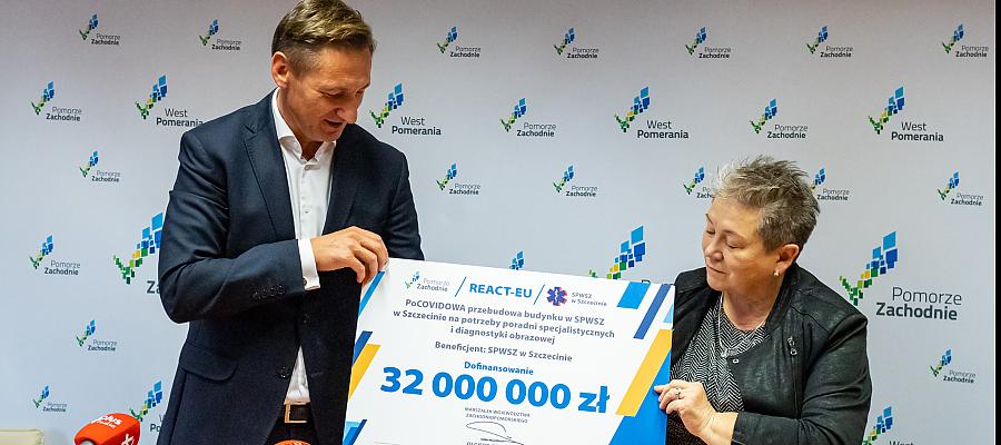 Przebudowa budynku „C” przy ul. Arkońskiej uzyskała unijne dofinansowanie w ramach instrumentu REACT-EU