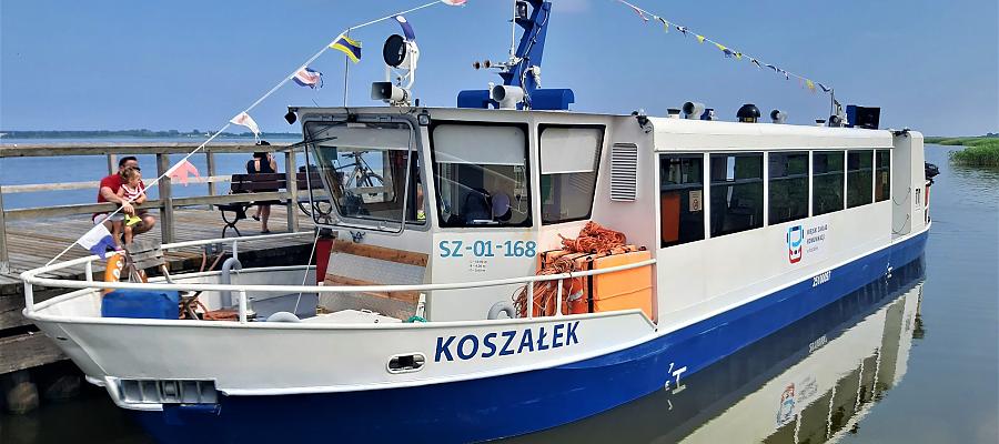 Nowy statek będzie przeprawiał pasażerów po jeziorze Jamno